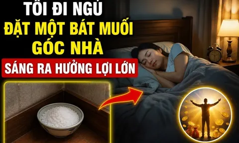Tối đi ngủ đặt một bát muối góc nhà, sáng ra hưởng lợi lớn