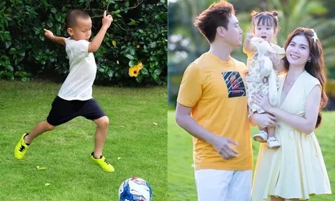 Sao Việt 24h: Leon nhà Hồ Ngọc Hà 6 tuổi đá bóng như "siêu sao"; Con gái Kha Ly cười rạng rỡ đón sinh nhật 2 tuổi