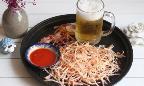 Mẹo nướng mực khô chuẩn nhà hàng, thịt mềm ngọt, xé đến đâu sợi bông tơi đến đấy