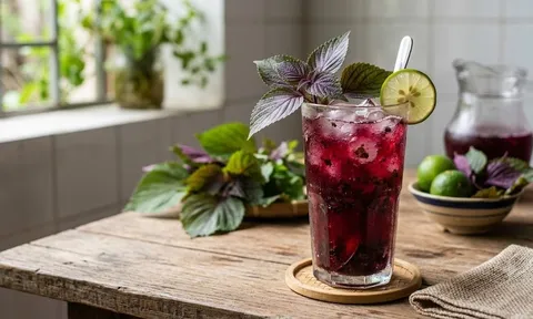 Uống nước lá tía tô lúc nào tốt nhất trong ngày?