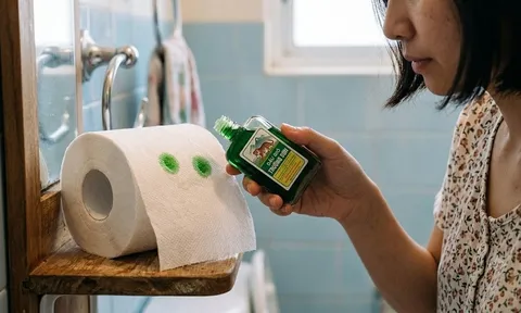 Vì sao bạn nên nhỏ vài giọt dầu gió vào cuộn giấy vệ sinh?