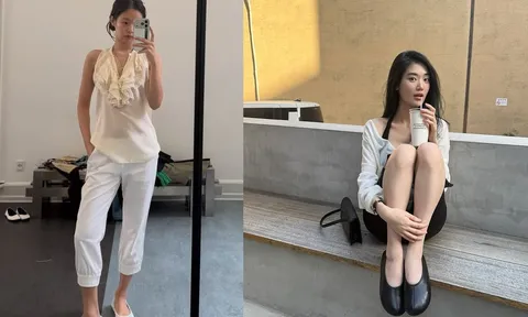 Xu hướng giày bệt mới đươc dàn mỹ nhân đình đam lăng xê