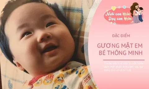 Trẻ thông minh có vẻ ngoài khác biệt: 6 đặc điểm bộc lộ rõ trên gương mặt em bé IQ cao