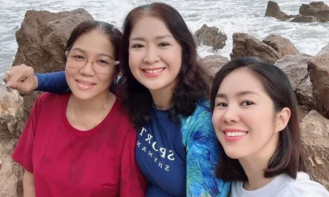 Lê Phương khoe khoảnh khắc mẹ ruột và mẹ chồng thân thiết như chị em, có chuyến nghỉ hè ở quê nội Lâm Đồng