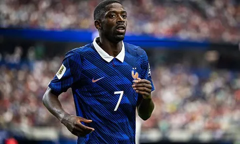 Dembele vẫn chỉ là cái bóng của chính mình ở tuyển Pháp
