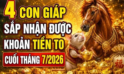 4 con giáp sắp nhận được khoản Tiền To cuối tháng 7/2026