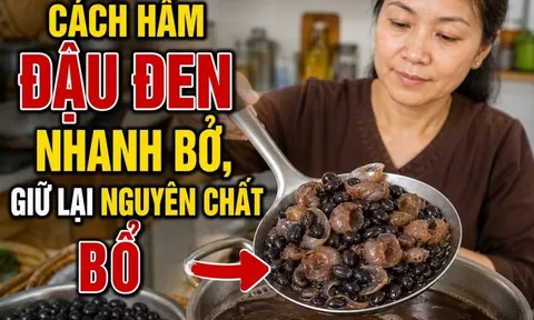 Cách hầm đậu đen nhanh bở, giữ lại nguyên chất bổ