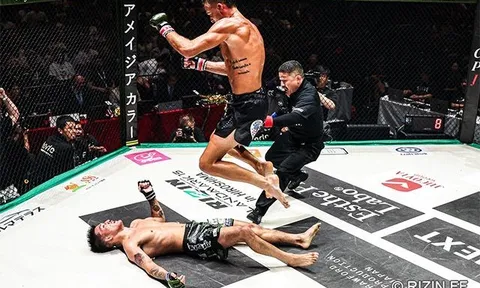 Danny Sabatello đập tan mọi hoài nghi bằng cú knock-out tàn bạo tại Rizin Landmark 15