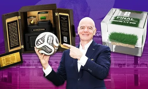 FIFA bị chỉ trích vì bán cỏ sân chung kết World Cup giá nghìn đô