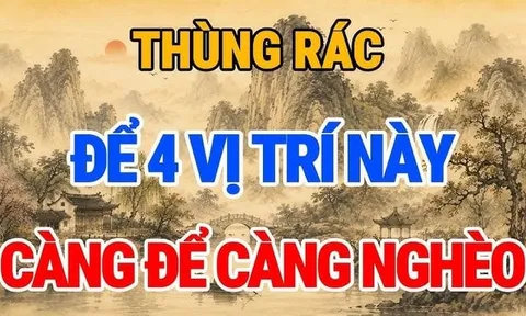 4 vị trí đặt thùng rác hao tài, tán lộc