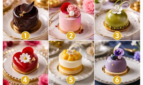 Chọn 1 chiếc bánh bạn muốn thưởng thức nhất để khám phá khí chất giàu sang của bạn tới đâu