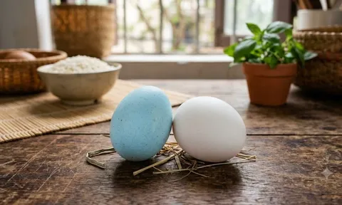 Đi chợ mua trứng vịt: Nên chọn quả vỏ xanh hay vỏ trắng mới là người sành ăn?