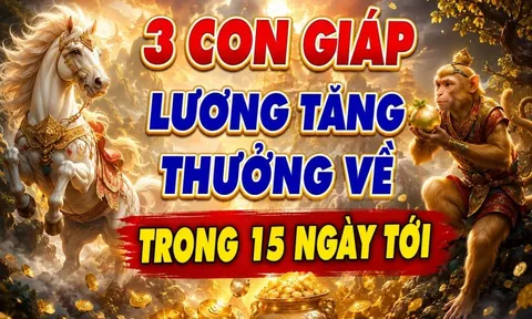 3 con giáp Lương tăng - thưởng về trong 15 ngày tới