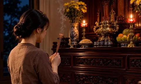 Tại sao nhiều người không dám thắp hương buổi tối?