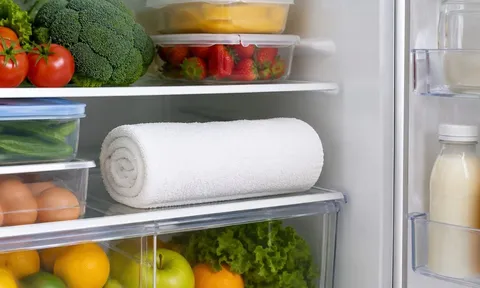 Vì sao nên để một chiếc khăn bông trong tủ lạnh? Mẹo nhỏ mang lại nhiều lợi ích bất ngờ