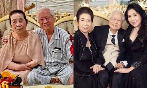 NSND Hồng Vân khoe bố là Phó Giáo sư - Tiến sĩ, mẹ làm cựu kỹ sư hóa hóa học, U90 vẫn mặn nồng bên nhau