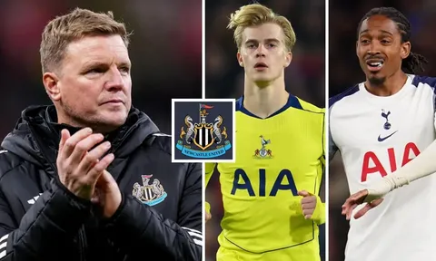 Newcastle vung 90 triệu bảng mua 2 sao Tottenham