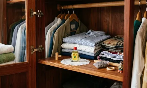 Đặt chai dầu gió mở nắp vào tủ quần áo: Mẹo nhỏ giải quyết 4 rắc rối lớn gia đình nào cũng gặp!