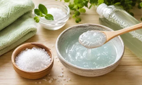 Dùng muối trộn với dầu gội đầu có lợi gì mà nhiều người mách nhau làm