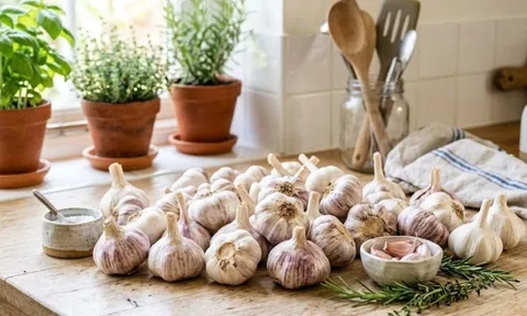 Làm điều này khi bảo quản tỏi, để cả năm không hỏng, không bị mọc mầm