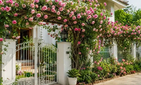 Trồng giàn hoa hồng trước nhà nên cân nhắc: Đẹp đến mấy cũng đừng bỏ qua 5 điều này