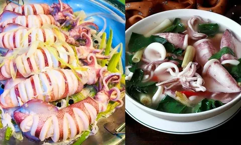 Chế biến mực tươi: Khi nào nên hấp? Khi nào nên luộc?