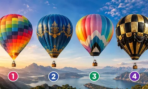 Chọn 1 chiếc khinh khí cầu bạn muốn ngồi lên nhất: Khám phá bạn có sẵn sàng mạo hiểm để làm giàu?