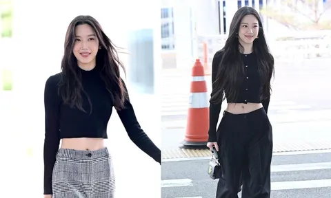 Moon Ga Young gây sốt với set đồ đen tối giản: Không cần cầu kỳ vẫn nổi bật giữa đám đông