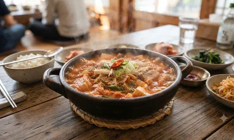 Cách nấu canh kim chi ngon chuẩn vị