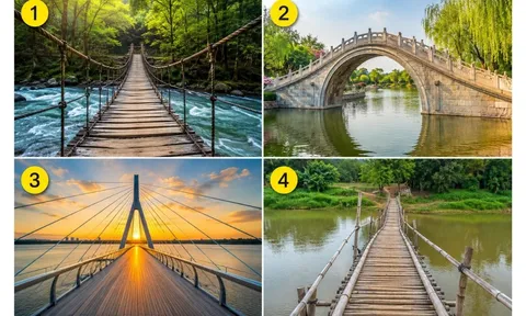 Chọn 1 cây cầu bạn sẽ bước qua – Cách bạn đối diện khó khăn tiết lộ điều gì về con người bạn?