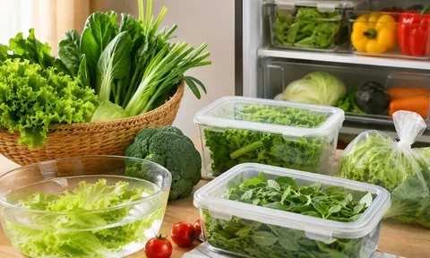 Có nên rửa rau trước khi cất trong tủ lạnh? Nhiều người đang hiểu sai