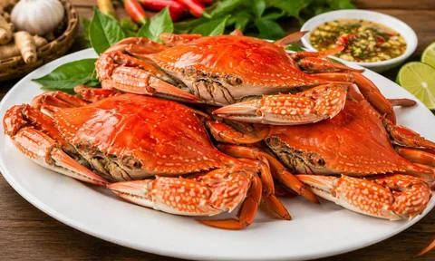 Mẹo hấp cua biển không gãy còng, thịt ngọt chắc, thơm ngon màu đỏ au không tanh