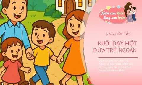 3 nguyên tắc vàng và 1 điều cấm kỵ để nuôi dạy đứa trẻ xuất chúng