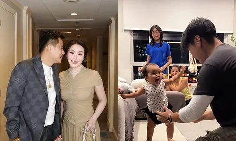 Sao Việt 24h: Hồ Quỳnh Hương tình tứ bên chồng doanh nhân; Con gái Ngô Thanh Vân chập chững những bước đi đầu tiên