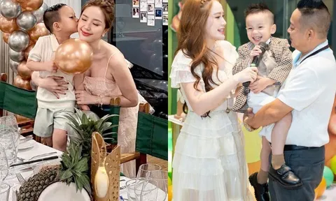 Quý tử nhà Bảo Thy chưa tròn 5 tuổi đã tự bơi 12 mét, được bố đại gia nhiệt tình khen ngợi