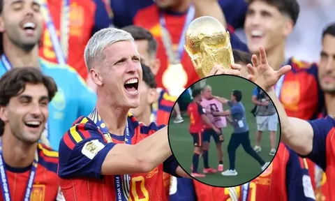 Ayala xin lỗi vụ xô xát với Olmo sau chung kết World Cup