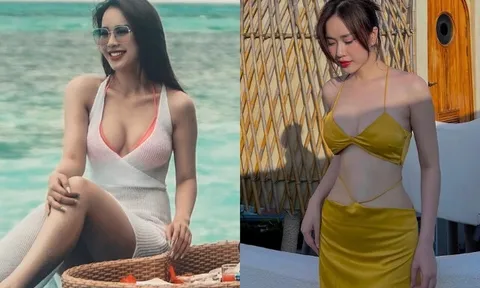 MC trẻ xinh nhất nhì VTV diện bikini khoe dáng "đẹp mòn mắt", chăm con giàu sang trong dinh thự 9 tầng ở Hà Nội