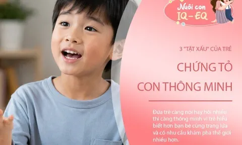 3 biểu hiện ở trẻ tưởng nghịch ngợm nhưng lại là tín hiệu IQ đáng mừng