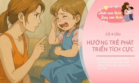 Bố mẹ "mắng" con bằng 4 câu này, con vừa tan biến oán giận vừa trở nên ngoan vâng lời