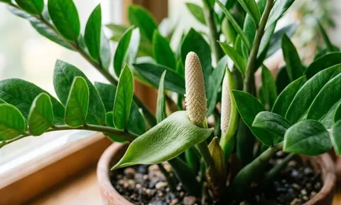 Cách trồng để cây kim tiền ra hoa
