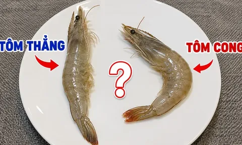 Đi chợ nên mua tôm thẳng hay tôm cong thì ngon hơn?