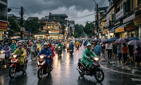 Dự báo thời tiết ngày mai 25/7: Miền Bắc mưa dông diện rộng, Hà Nội và TP.HCM đều có nơi mưa to