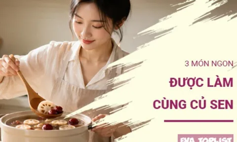 Cùng chế biến củ sen thành 3 món hấp dẫn, bổ dưỡng cho bữa cơm gia đình