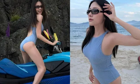 Em gái Trấn Thành diện áo tắm khoe chân dài eo thon, ngày càng nóng bỏng sau khi giảm cân thành công
