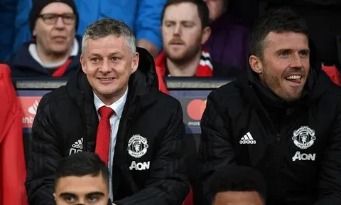 Carrick hội ngộ Solskjaer trước trận gặp Rosenborg