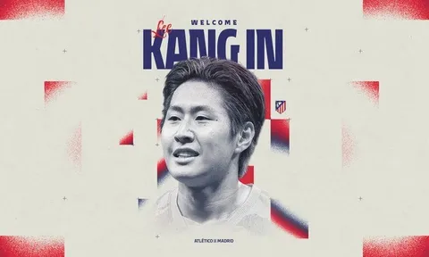 CHÍNH THỨC! Lee Kang-in gia nhập Atletico Madrid, nhận áo số 7