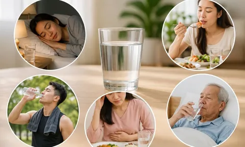 5 thời điểm nên hạn chế uống nước