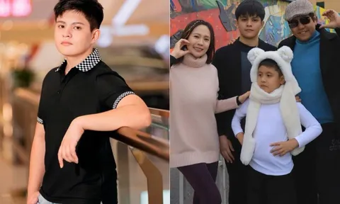 Con trai Thanh Thúy - Đức Thịnh bận rộn cả mùa hè hết đi học đến phụ mẹ chăm em, 17 tuổi điển trai như tài tử