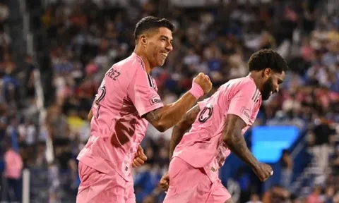 Messi vắng mặt, Suarez sút Panenka giúp Inter Miami thắng Montreal