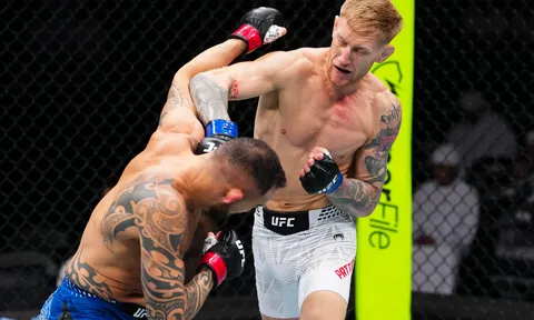 Cú knock-out tàn khốc tại UFC Abu Dhabi: Sam Patterson đánh sập thành trì của lão tướng Santiago Ponzinibbio